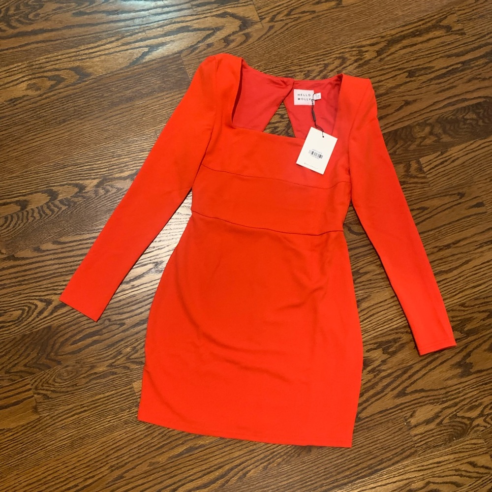 NWT Hello Molly Open Back Dress